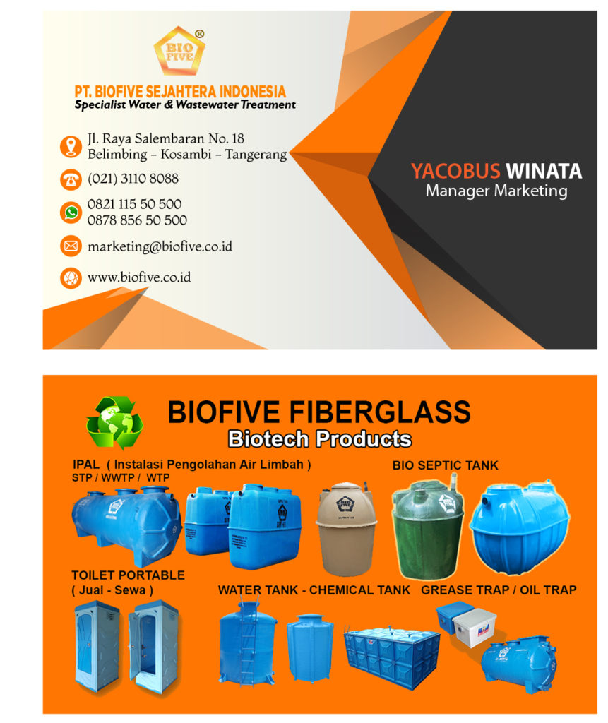 Yacobus Winata Marketing Manager PT Biofive Sejahtera Indonesia